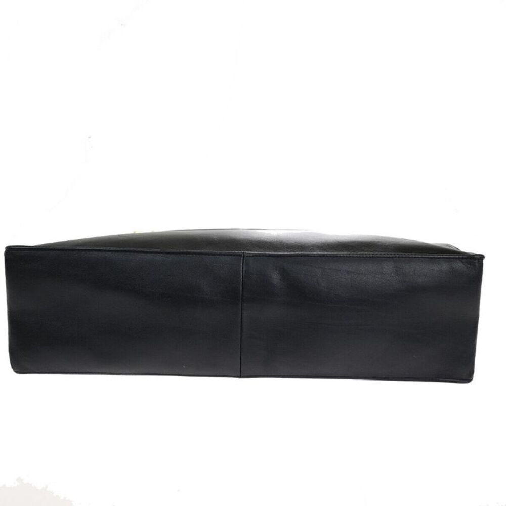 Chanel Cc Black Leather Tote Bag (Pre-Owned) - Picture 3 of 12